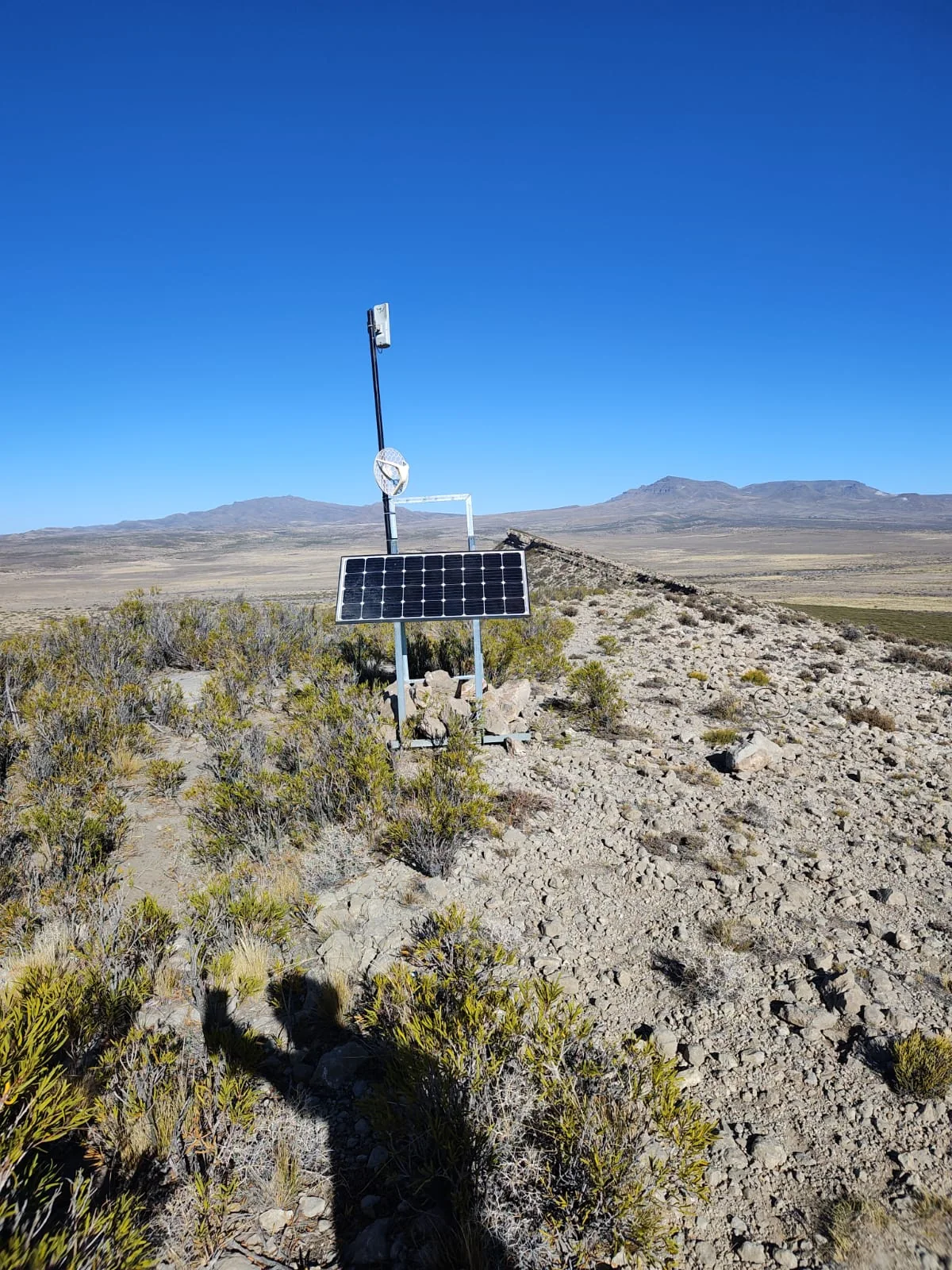Infraestructura de telecomunicaciones instalada por MENDOSUR en el territorio